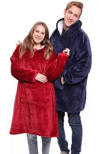 Maxi Poleron Sherpa Bata Manta C Capucha